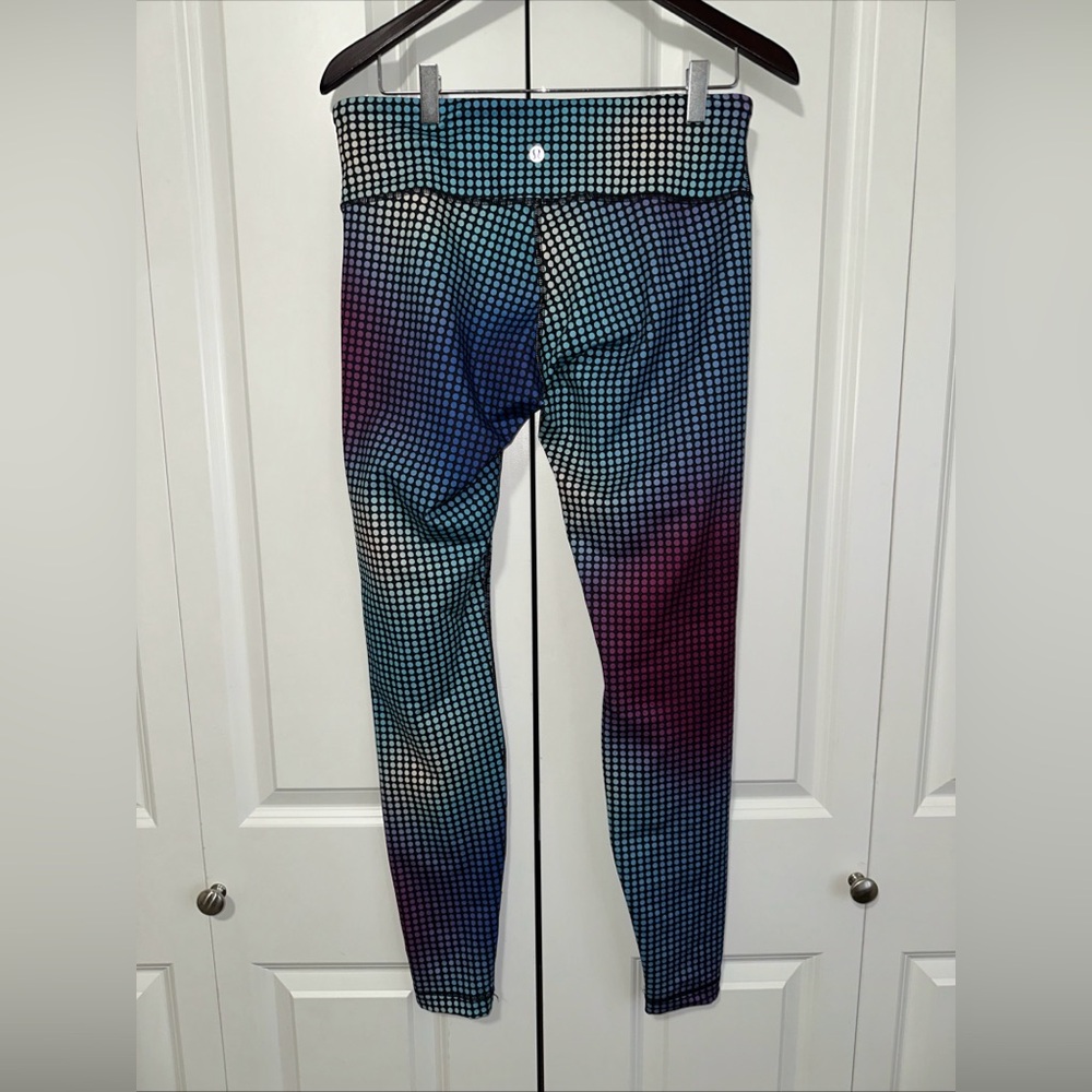Lululemon Wunder Under Pant III Cosmic Dot Leggings Size 10 - Picture 4 of 5